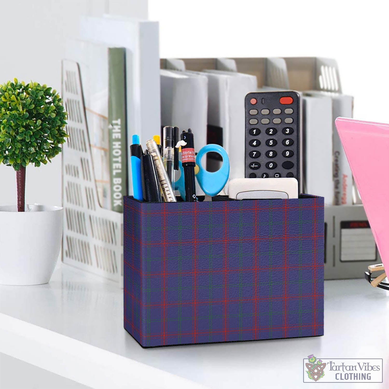 Lynch Tartan Pen Holder One Size 5.9"(L)*2.7"(W)*4.3"(H) - Tartan Vibes Clothing