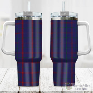 Lynch Tartan Tumbler with Handle One Size 40 OZ - Tartan Vibes Clothing
