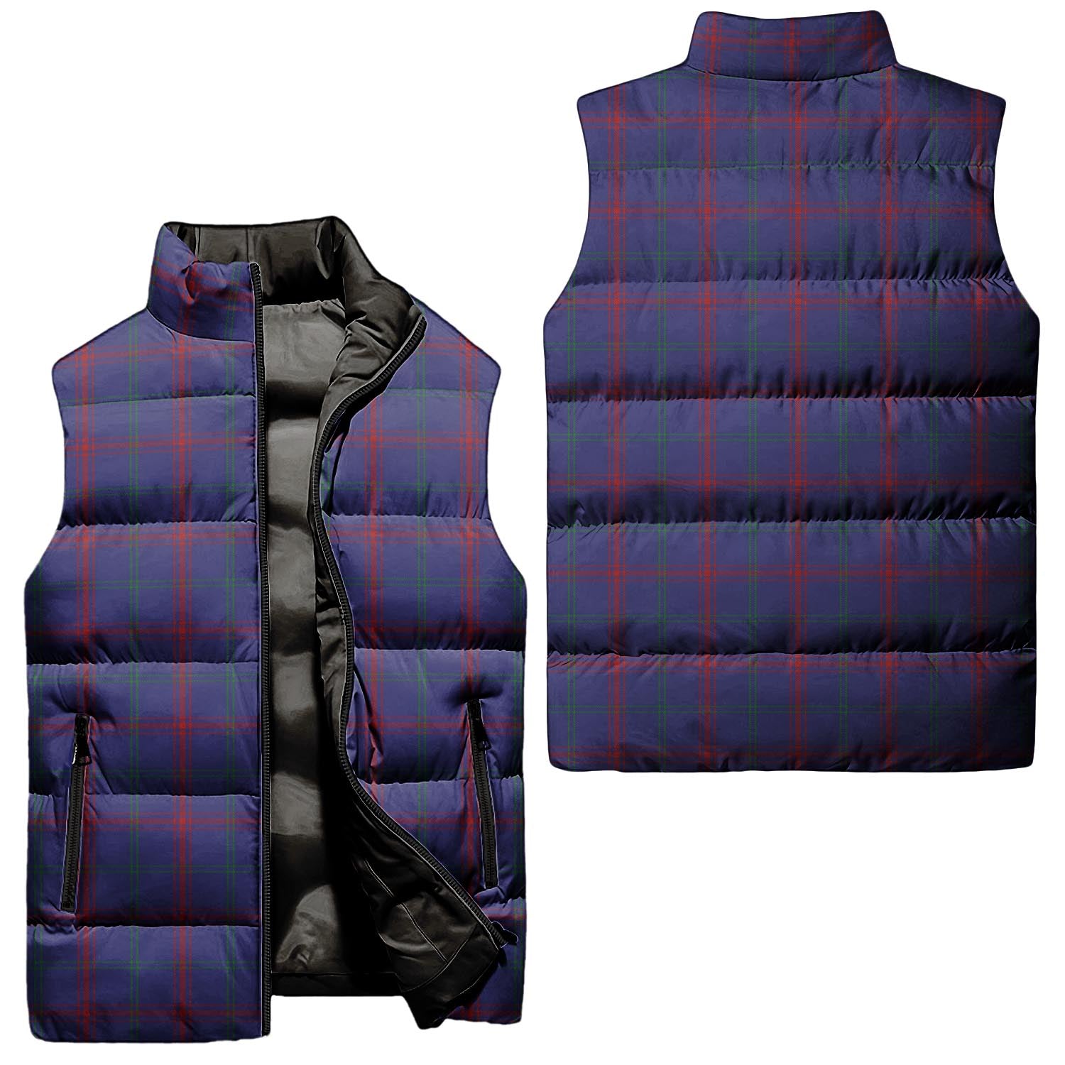 Lynch Tartan Sleeveless Puffer Jacket Unisex - Tartan Vibes Clothing