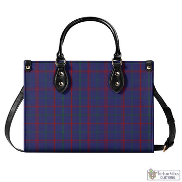 Lynch Tartan Luxury Leather Handbags L - Tartan Vibes Clothing