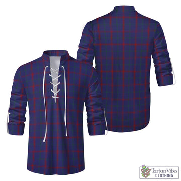 Lynch Tartan Men's Scottish Traditional Jacobite Ghillie Kilt Shirt Men - Tartan Vibes Clothing