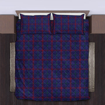 Lynch Tartan Quilt Bed Set King - Tartan Vibes Clothing