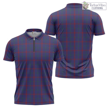 Lynch Tartan Zipper Polo Shirt Unisex - Tartan Vibes Clothing