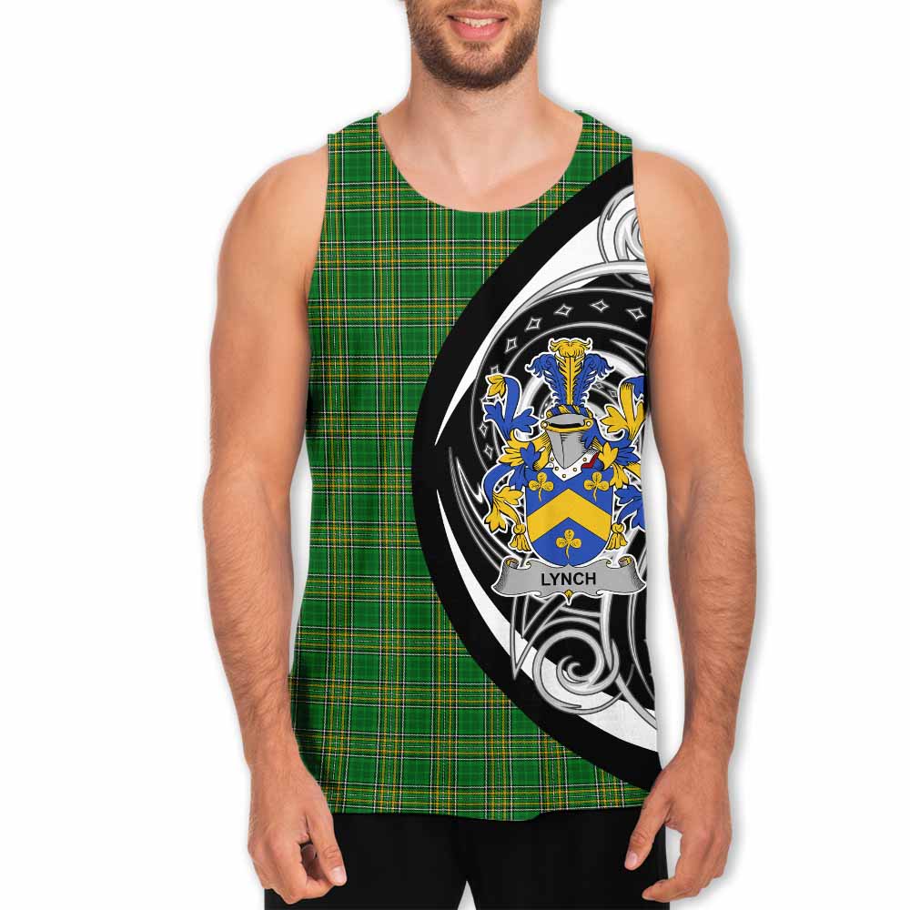 Tartan Vibes Clothing Lynch Irish Clan Men's Tank Top Celtic Circle Style
