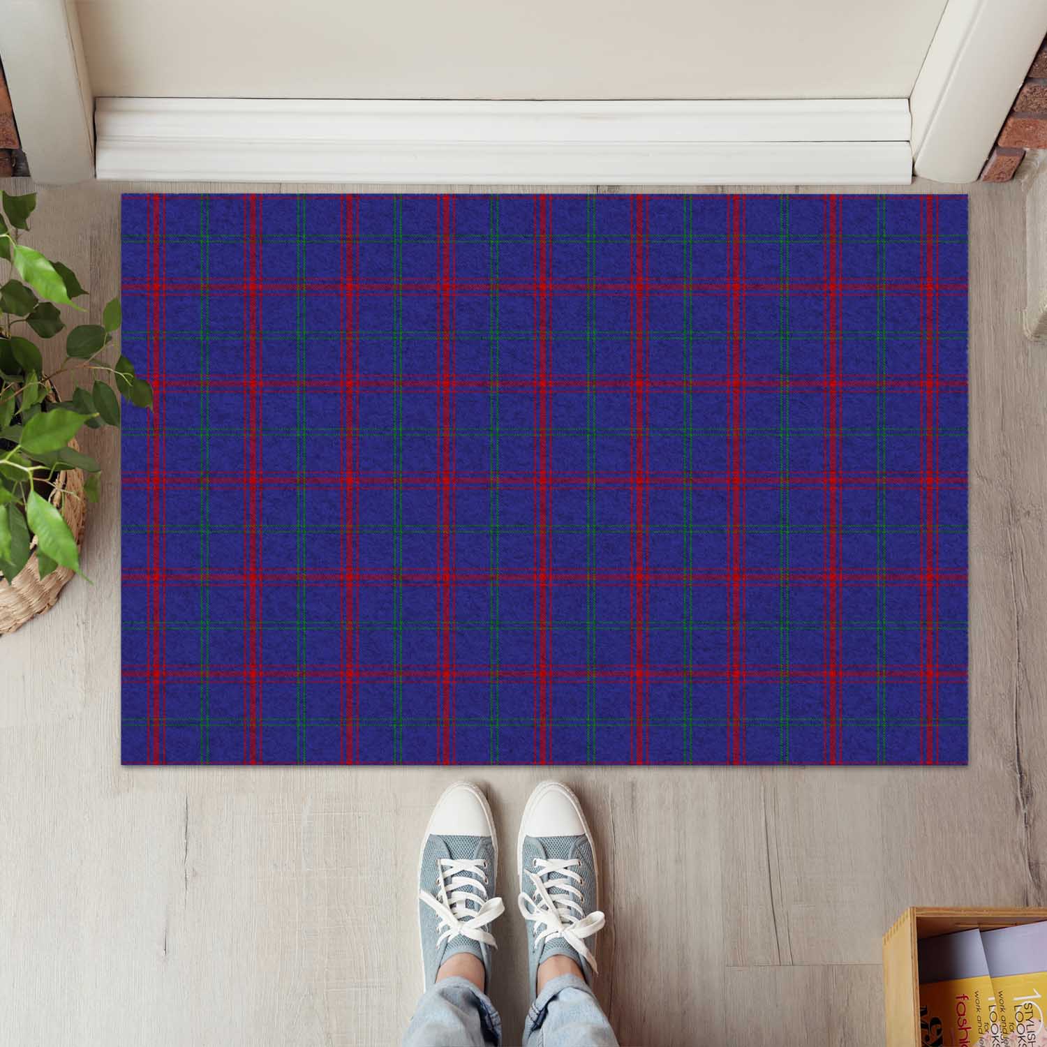 Lynch Tartan Rubber Doormat - Tartan Vibes Clothing