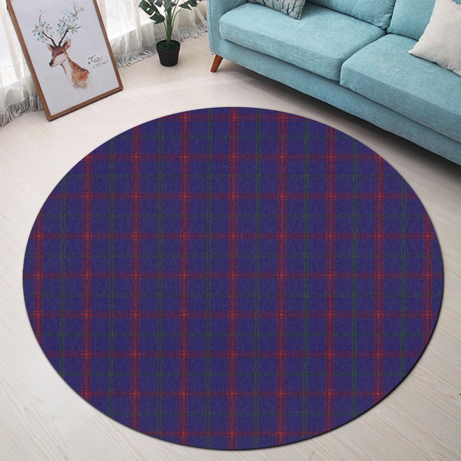 Lynch Tartan Round Rug - Tartan Vibes Clothing