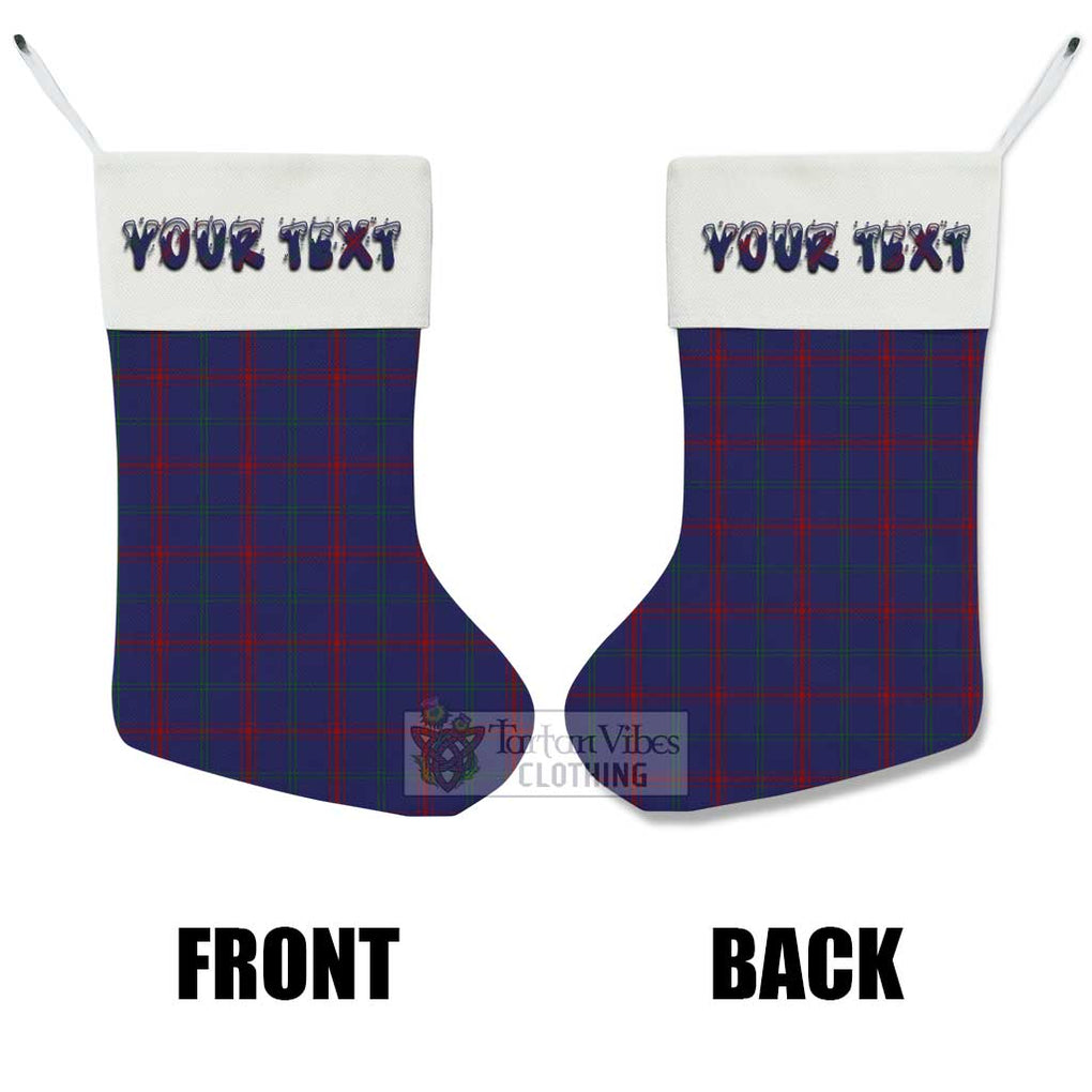 Lynch Tartan Christmas Stocking with Personalized Text - Tartan Vibes Clothing