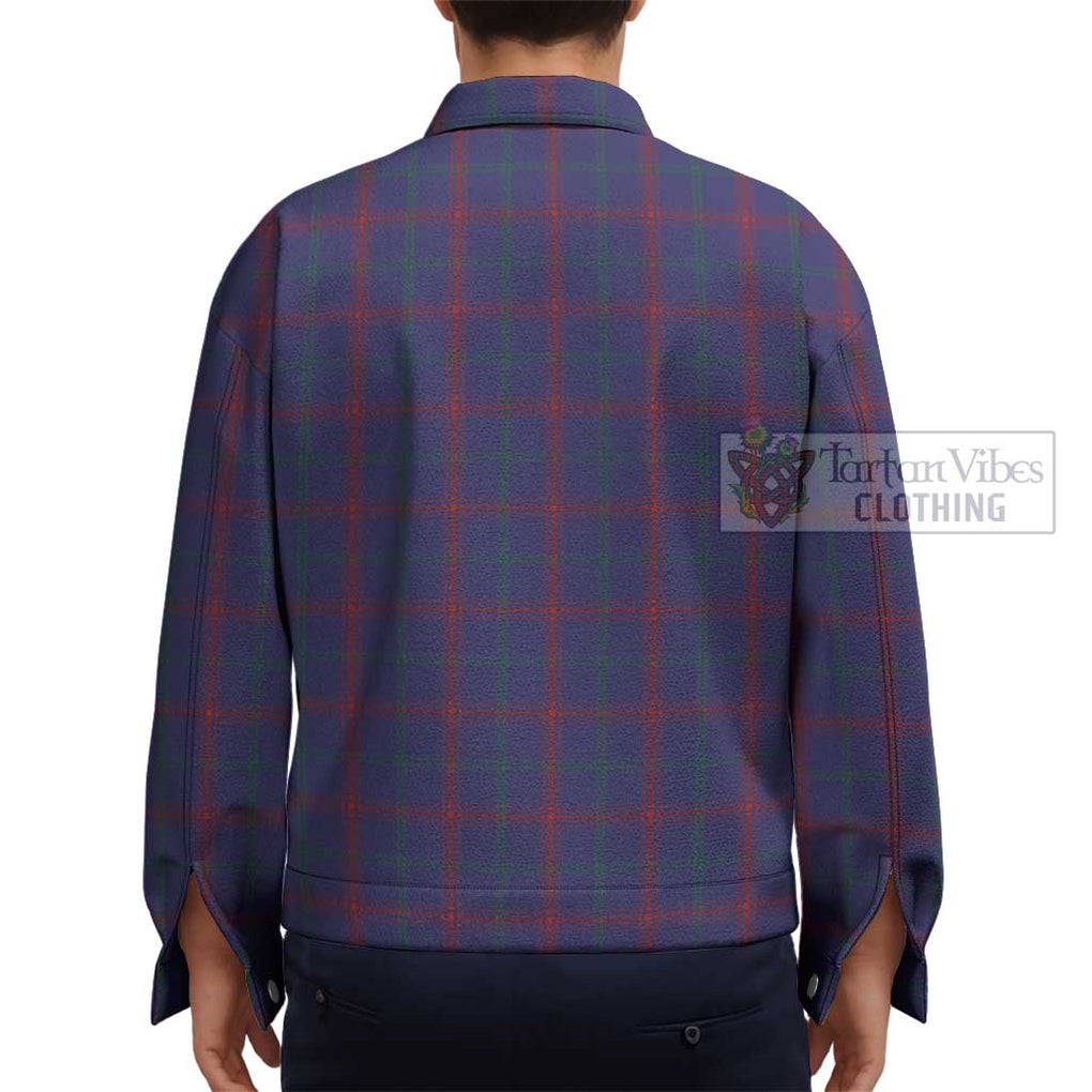 Lynch Tartan Unisex Lapel Cotton Jacket - Tartan Vibes Clothing