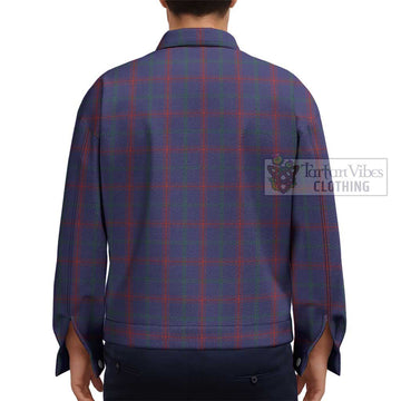 Lynch Tartan Unisex Lapel Cotton Jacket - Tartan Vibes Clothing