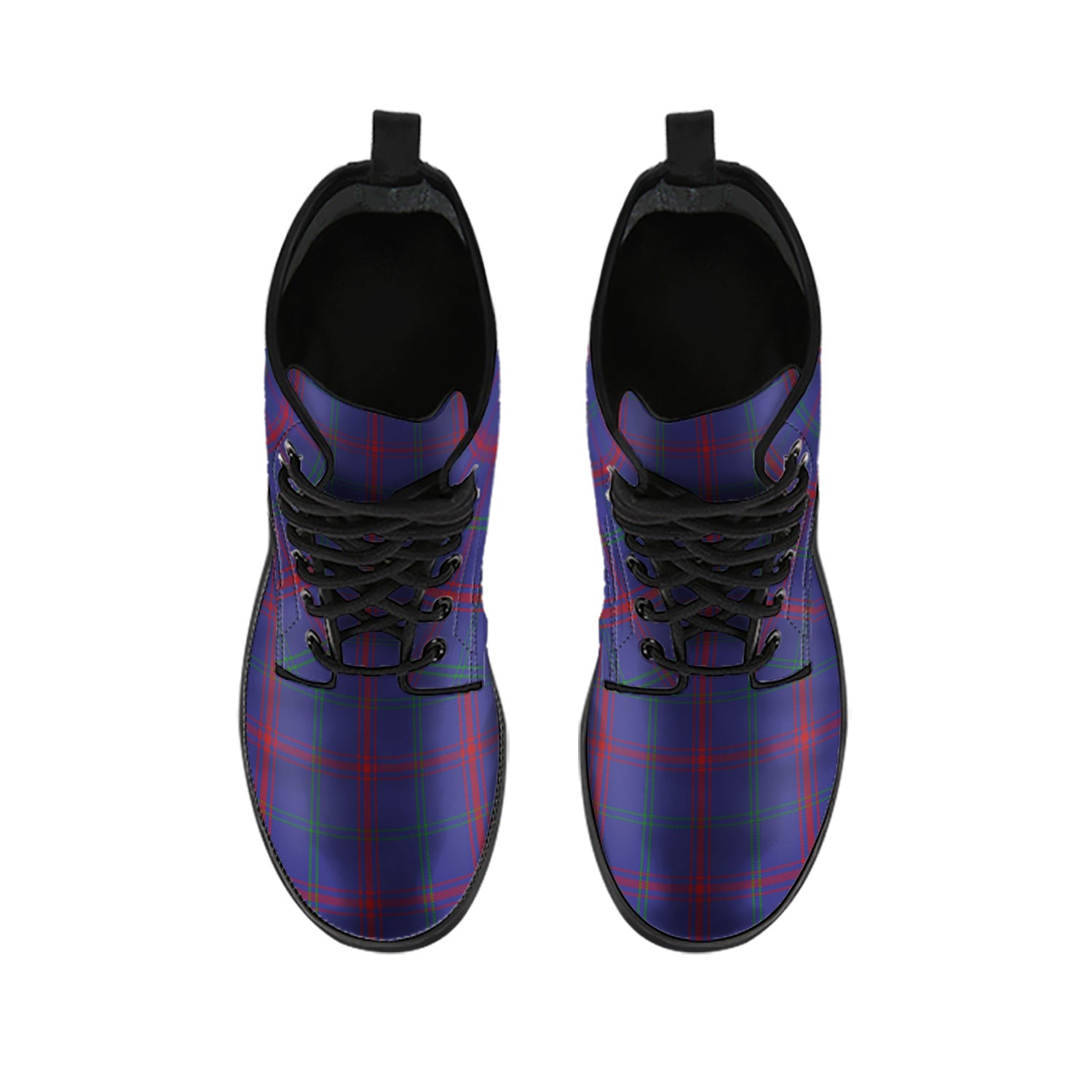 Lynch Tartan Leather Boots - Tartan Vibes Clothing