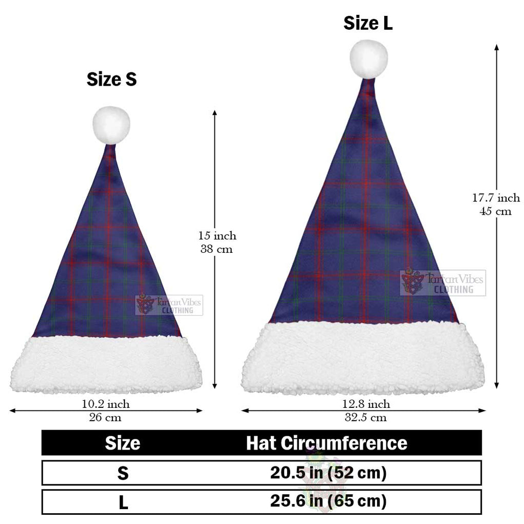 Lynch Tartan Christmas Santa Hats Christmas Hat L 25.6in (65cm) - Tartan Vibes Clothing