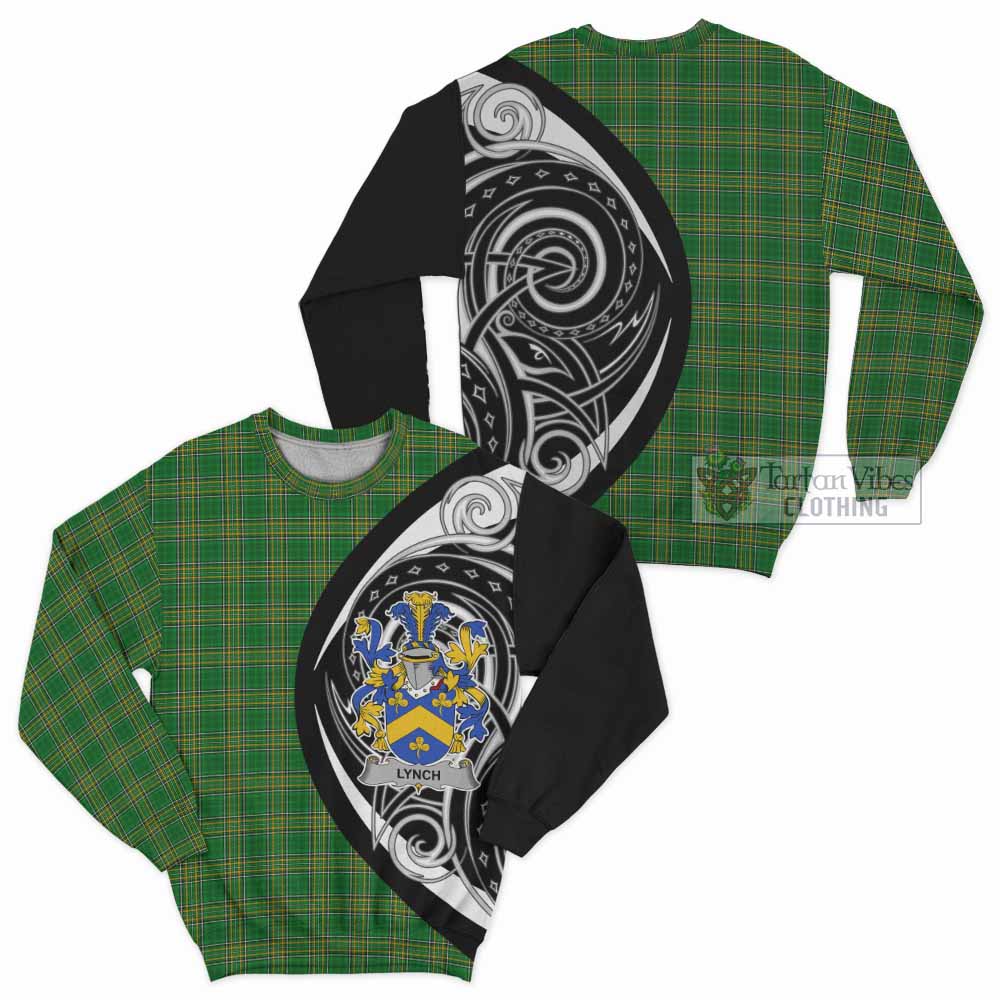 Tartan Vibes Clothing Lynch Irish Clan Sweatshirt Celtic Circle Style