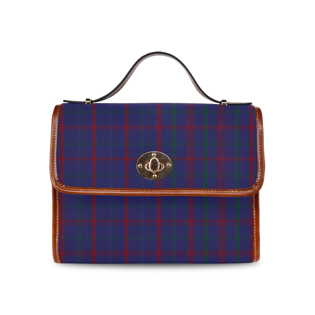 lynch-tartan-leather-strap-waterproof-canvas-bag