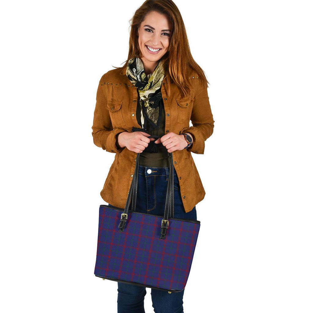 Lynch Tartan Leather Tote Bag - Tartan Vibes Clothing