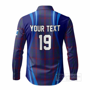 Lynch Scotland Football Tartan Long Sleeve Button Shirts Lion Mascot Go Scottish - Tartan Vibes Clothing