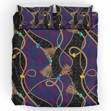 Lynch Scottish Tartan Twisted Ropes Stylized Bedding Set UK Bedding Set UK King 91*87 inch - Tartan Vibes Clothing