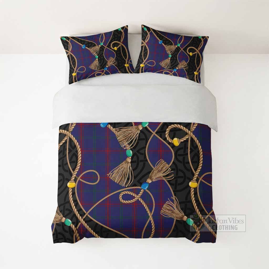 Lynch Scottish Tartan Twisted Ropes Stylized Bedding Set - Tartan Vibes Clothing