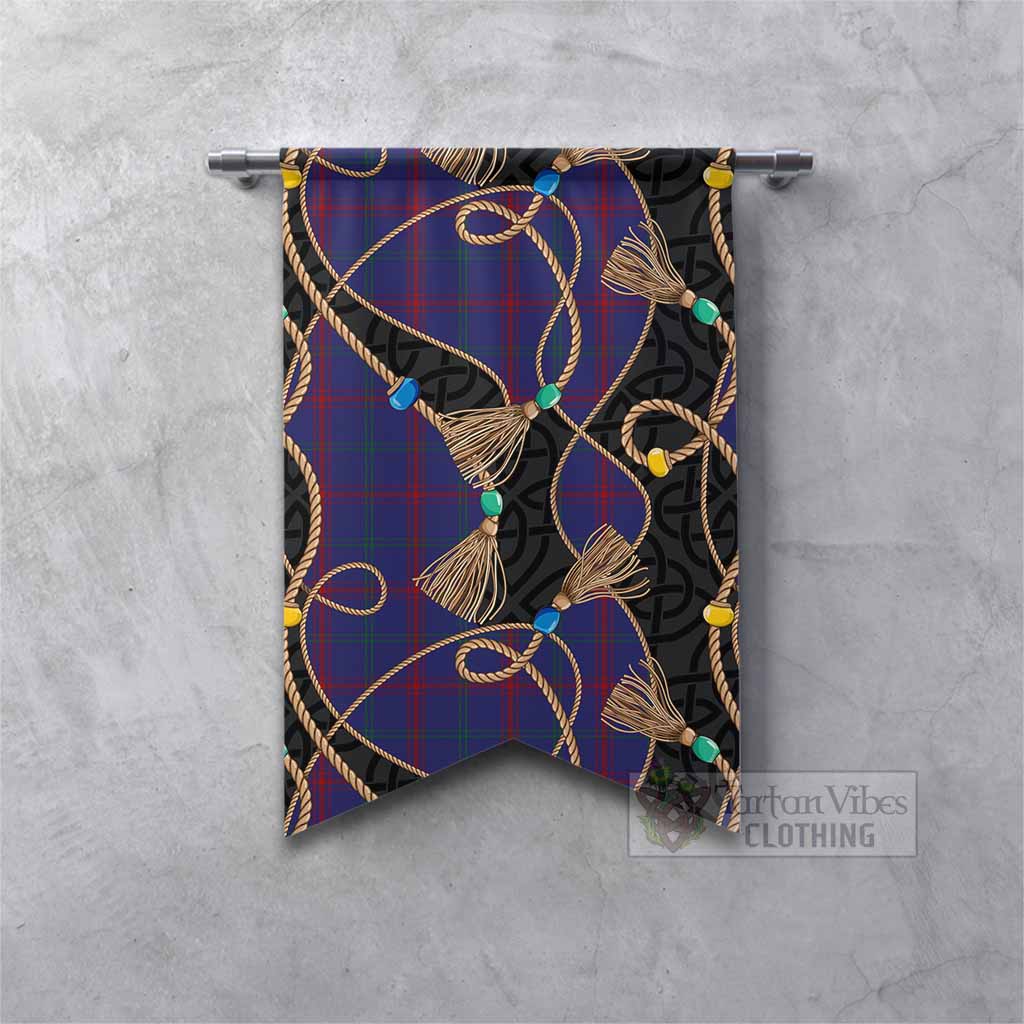 Lynch Scottish Tartan Twisted Ropes Stylized Gonfalon Fishtail - Tartan Vibes Clothing