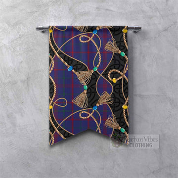 Lynch Scottish Tartan Twisted Ropes Stylized Gonfalon Fishtail - Tartan Vibes Clothing