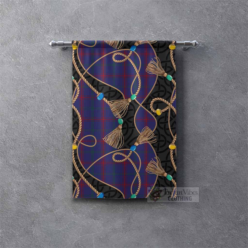Lynch Scottish Tartan Twisted Ropes Stylized Gonfalon Rectangle - Tartan Vibes Clothing