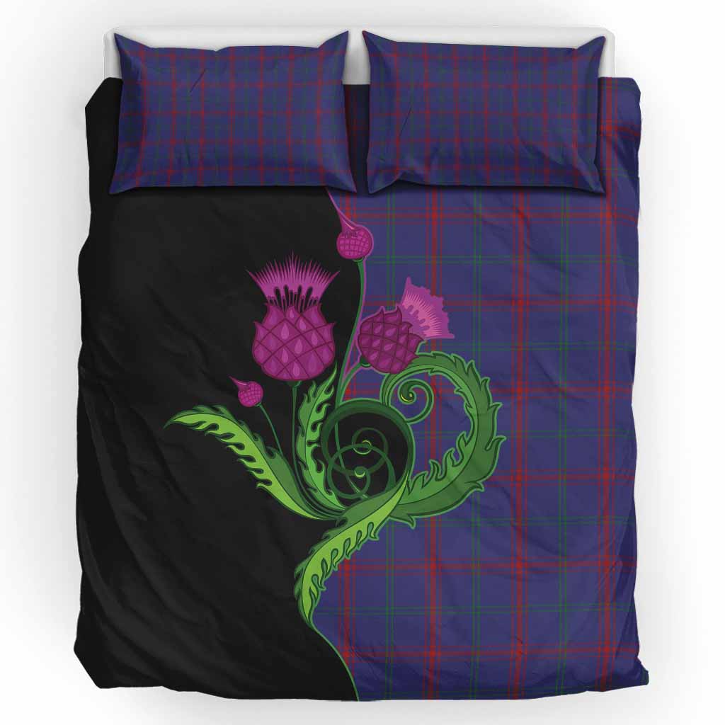 Lynch Tartan Bedding Set Traditional Scottish Thistle UK Bedding Set UK King 91*87 inch - Tartan Vibes Clothing