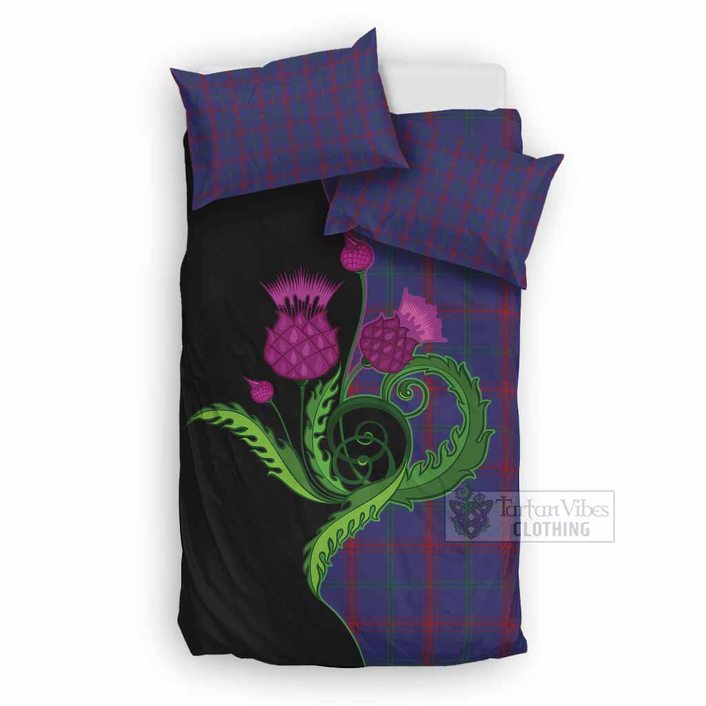 Lynch Tartan Bedding Set Traditional Scottish Thistle UK Bedding Set UK Double 79*79 inch - Tartan Vibes Clothing