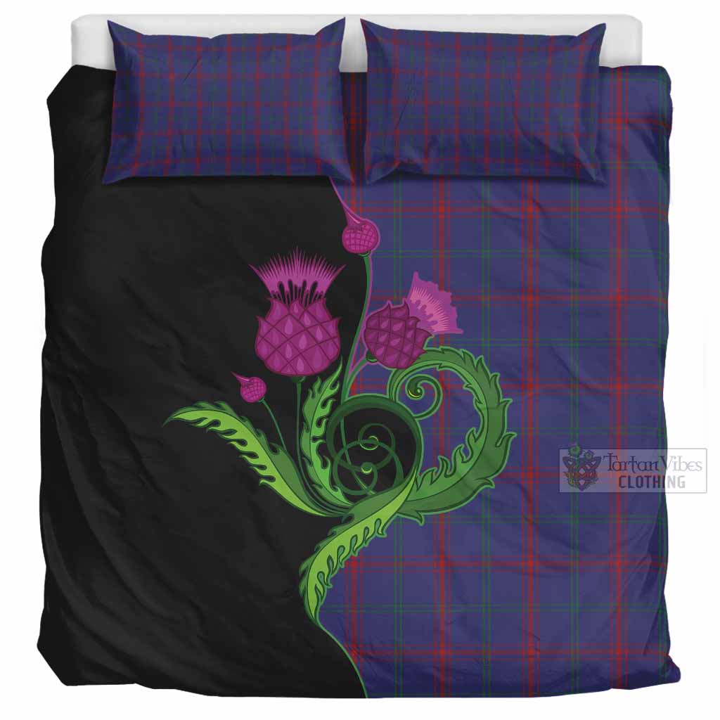 Lynch Tartan Bedding Set Traditional Scottish Thistle UK Bedding Set UK Super King 104*94 inch - Tartan Vibes Clothing