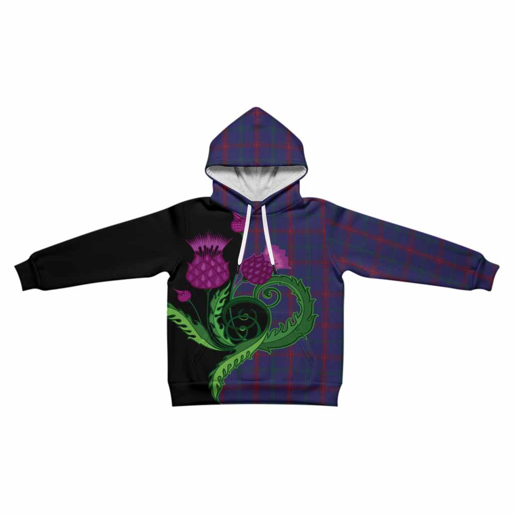 Lynch Tartan Kid Hoodie Traditional Scottish Thistle