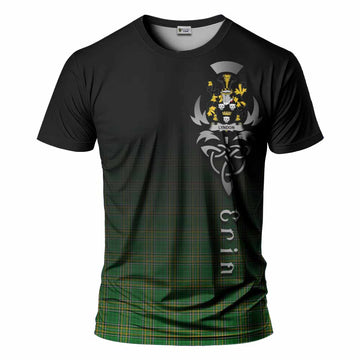 Lyndon Irish Clan T-Shirt with Coat of Arms Erin Go Bragh Celtic Inspired