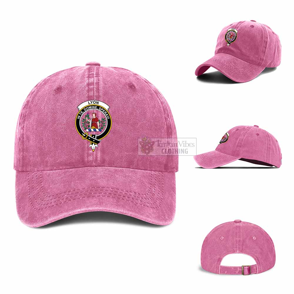Tartan Vibes Clothing Lyon Clan Crest Denim Classic Cap