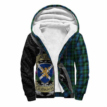 Lyon Tartan Family Crest Sherpa Hoodie Lion Rampant Royal Thistle Shield Celtic Inspired Unisex S - Tartan Vibes Clothing