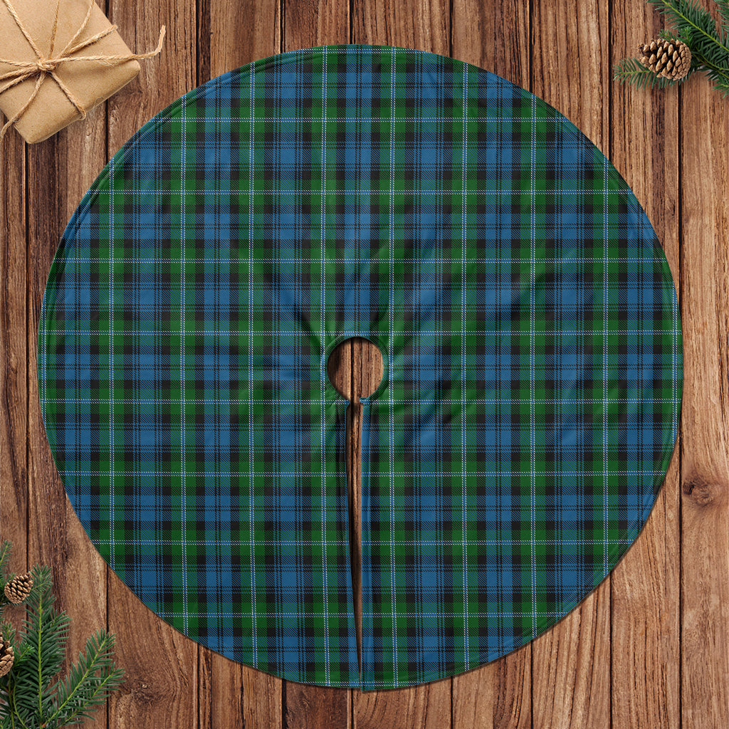 Lyon Tartan Christmas Tree Skirt 47*47 inch - Tartan Vibes Clothing