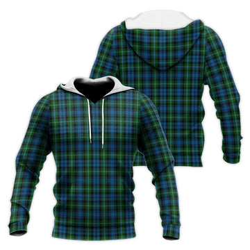 Lyon Tartan Knitted Hoodie Unisex - Tartan Vibes Clothing