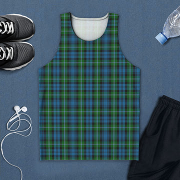 Lyon Tartan Mens Tank Top 5XL - Tartan Vibes Clothing