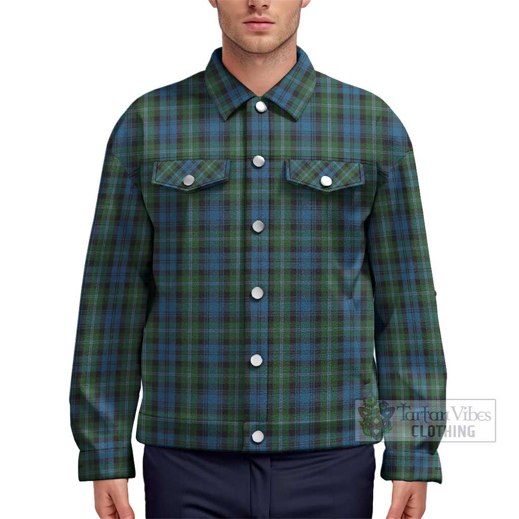 Lyon Tartan Unisex Lapel Cotton Jacket Unisex - Tartan Vibes Clothing