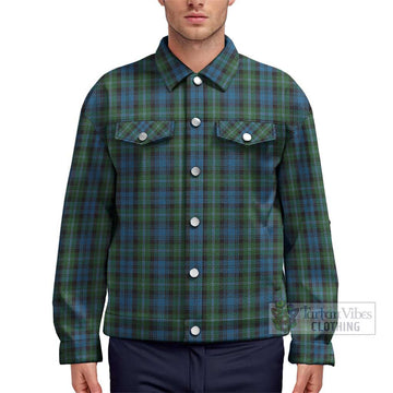 Lyon Tartan Unisex Lapel Cotton Jacket Unisex - Tartan Vibes Clothing