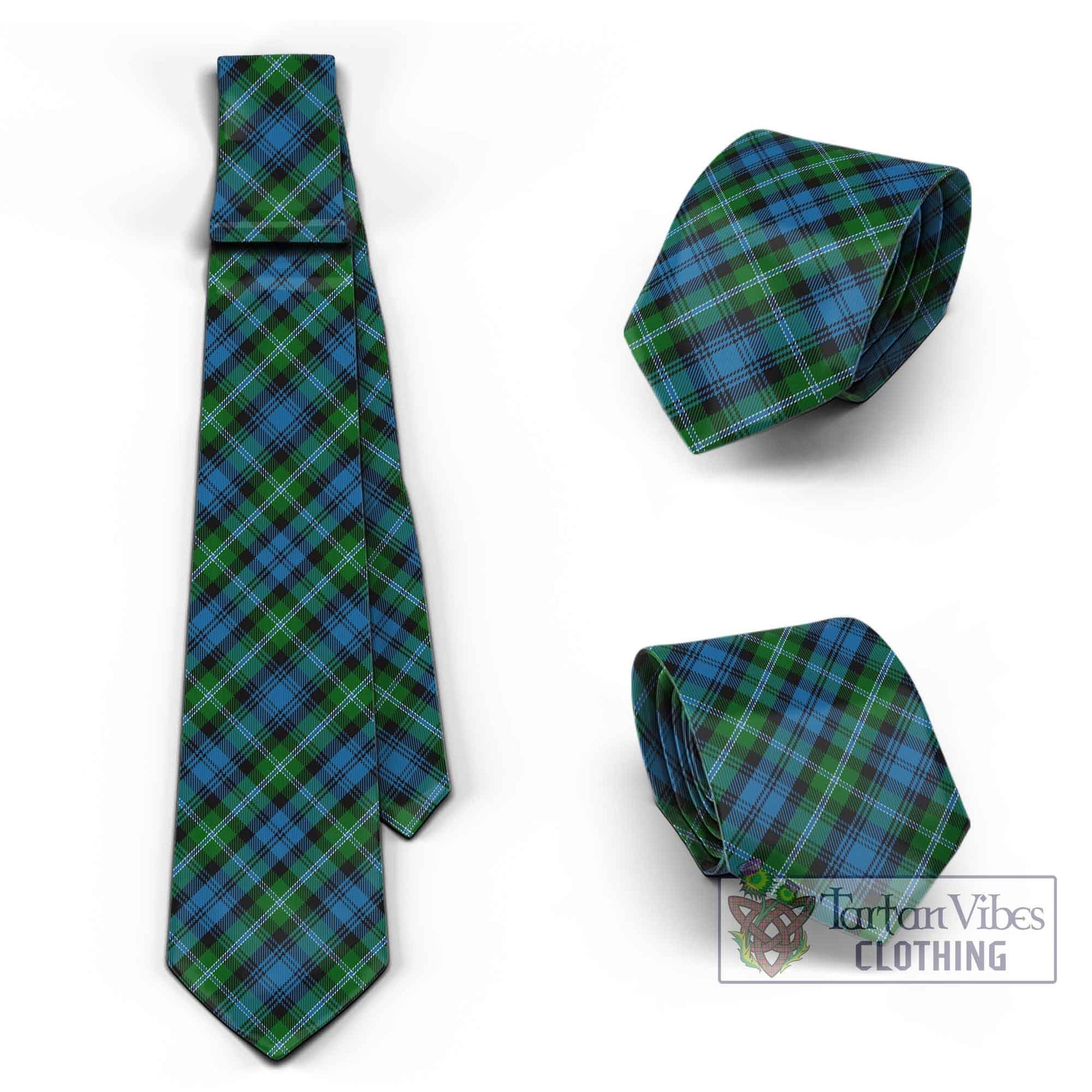 Lyon Tartan Classic Necktie Cross Style Necktie One Size - Tartan Vibes Clothing