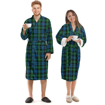 Lyon Tartan Bathrobe Unisex S - Tartan Vibes Clothing
