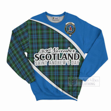 Lyon Family Crest Tartan Sweatshirt Celebrate Saint Andrew's Day in Style Unisex - Tartan Vibes Clothing