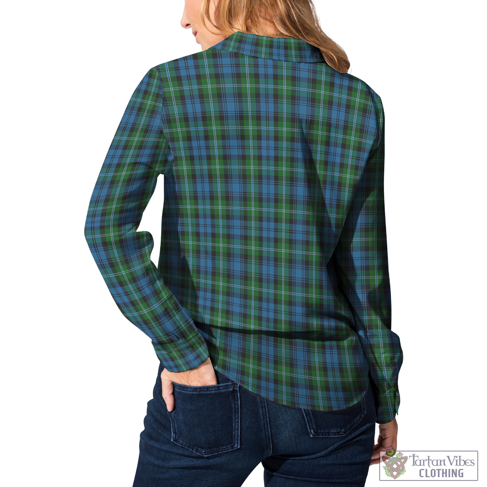 Lyon Tartan Women's Casual Shirt Female - Tartan Vibes Clothing
