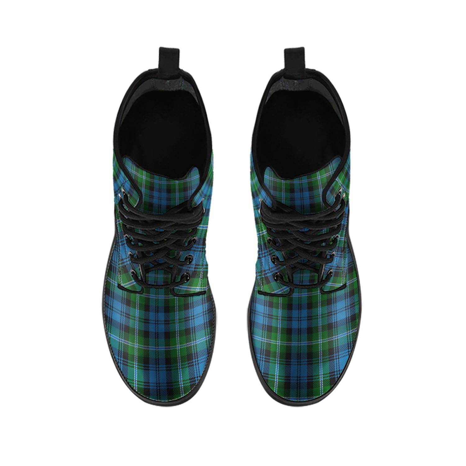 Lyon Tartan Leather Boots - Tartan Vibes Clothing