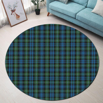 Lyon Tartan Round Rug - Tartan Vibes Clothing