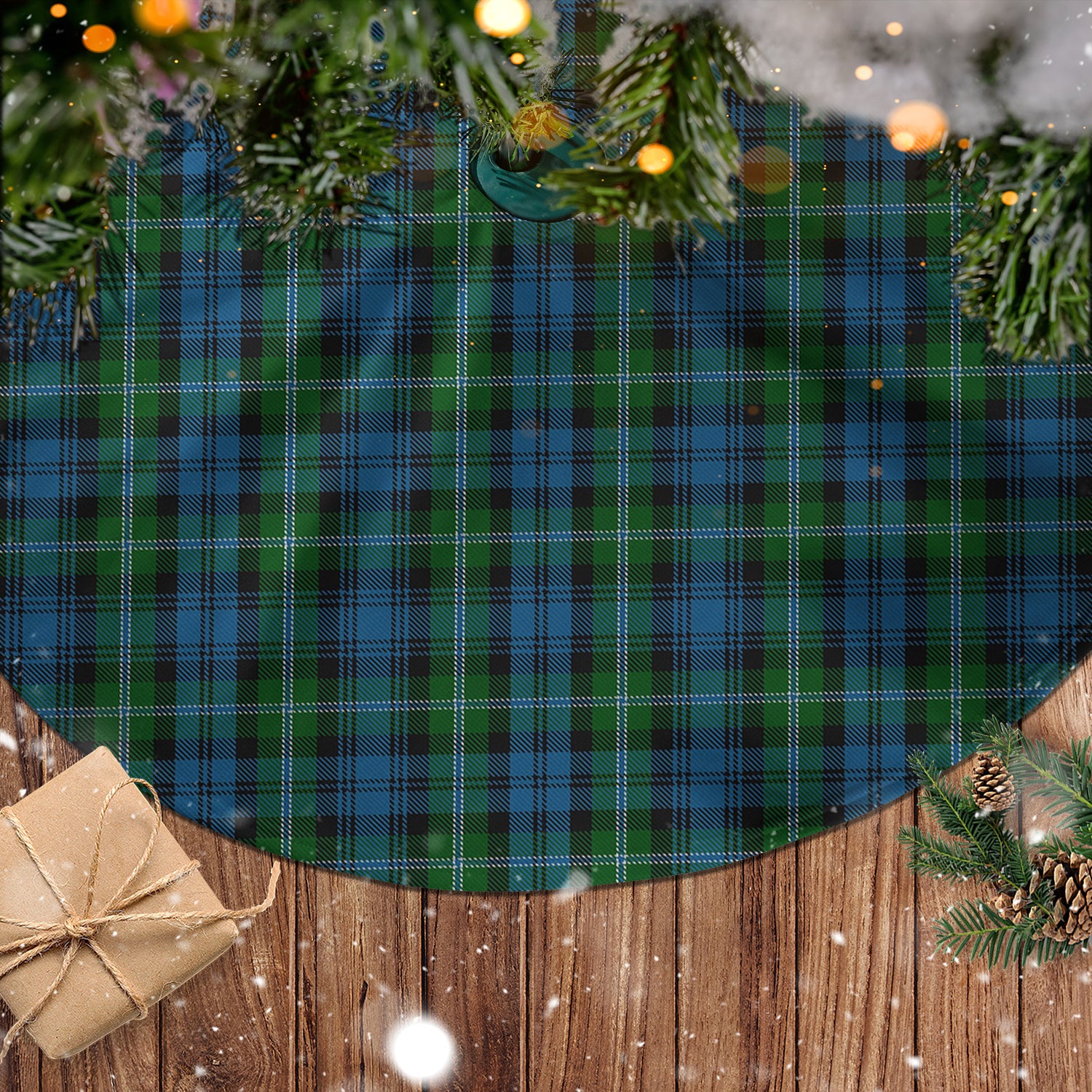 Lyon Tartan Christmas Tree Skirt - Tartan Vibes Clothing