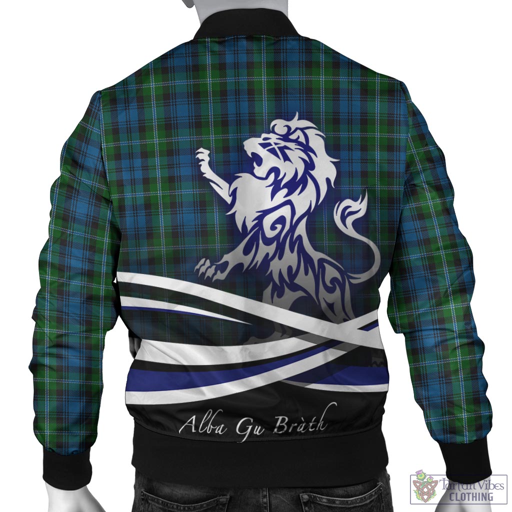 Wallace Tartan Bomber Jacket Lion & Thistle