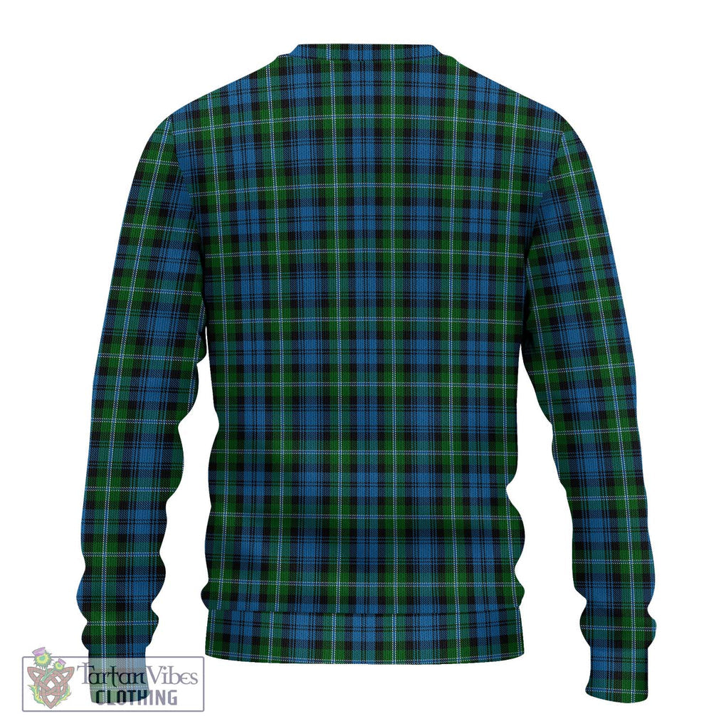 Lyon Tartan Ugly Sweater with Family Crest DNA In Me Style - Tartan Vibes Clothing
