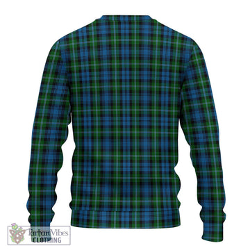 Lyon Tartan Ugly Sweater with Family Crest DNA In Me Style - Tartan Vibes Clothing