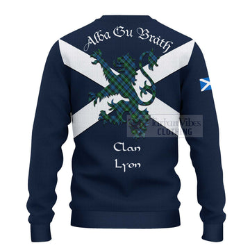 Lyon Tartan Lion Rampant Ugly Sweater Proudly Display Your Heritage with Alba Gu Brath and Clan Name - Tartan Vibes Clothing