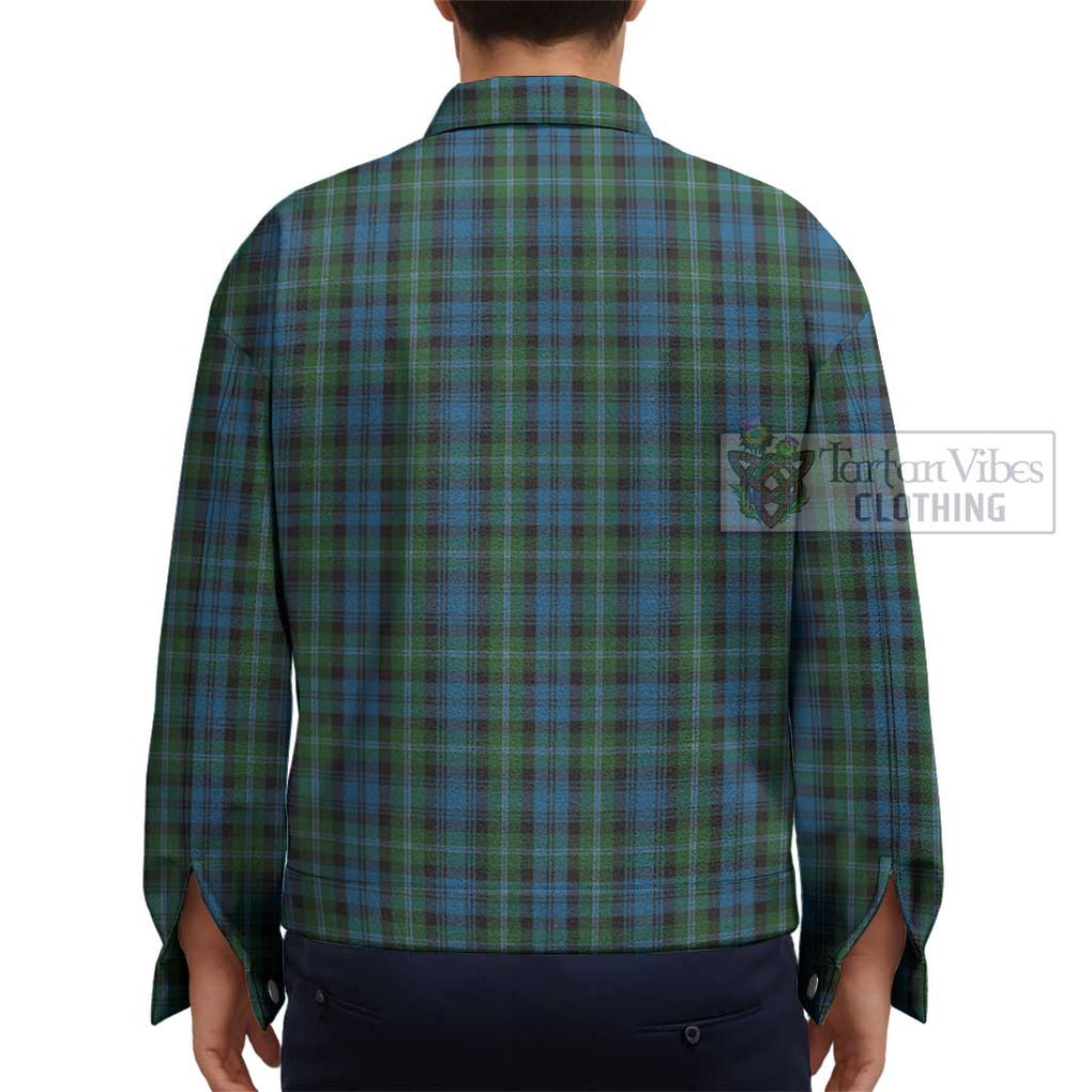 Lyon Tartan Unisex Lapel Cotton Jacket - Tartan Vibes Clothing
