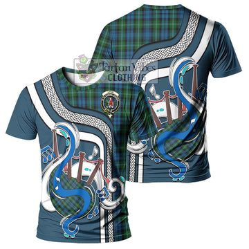 Lyon Tartan T-Shirt with Epic Bagpipe Style