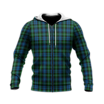 Lyon Tartan Knitted Hoodie - Tartan Vibes Clothing